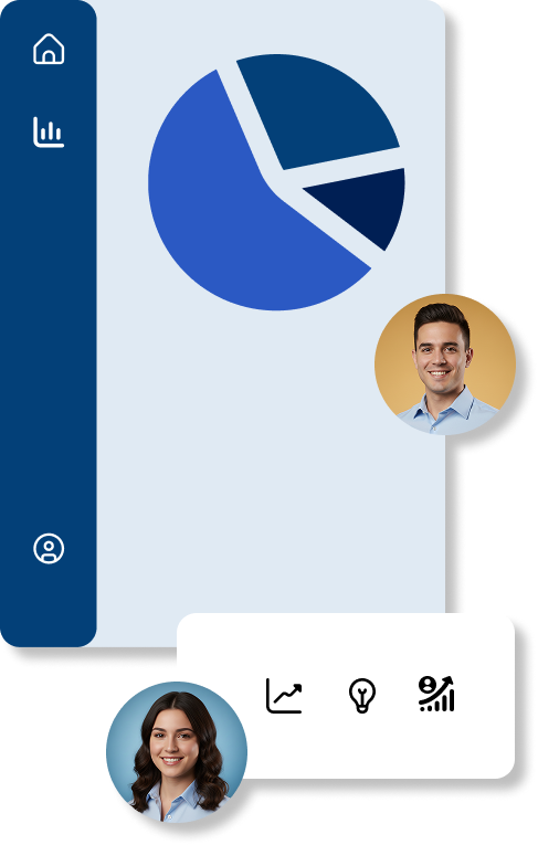 Ilustración de diseño de landing page y transformación digital